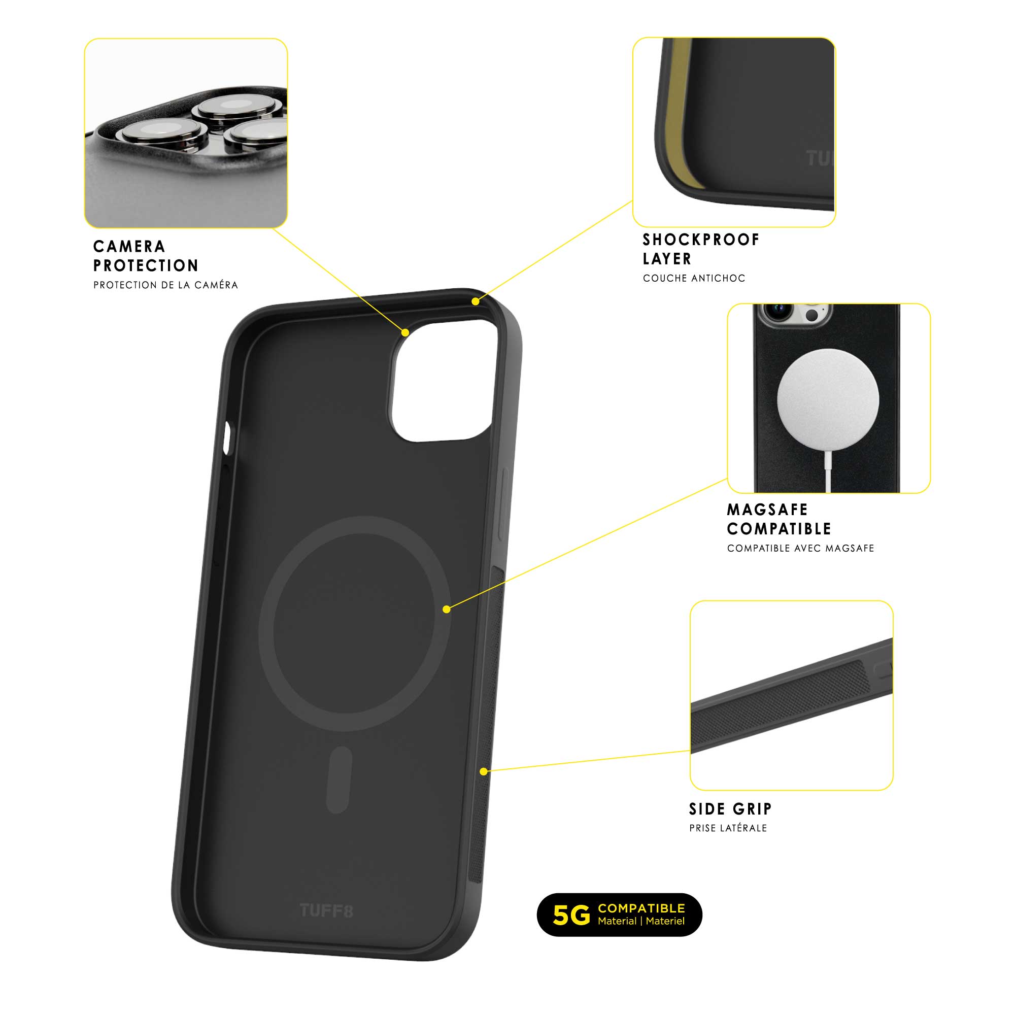 iPhone 15 Pro Max Graphite Case