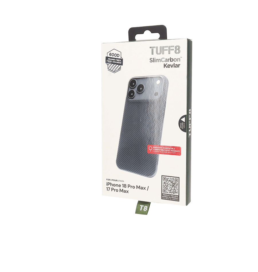 iPhone 18 Pro Max / 17 Pro Max SlimCarbon Kevlar Case
