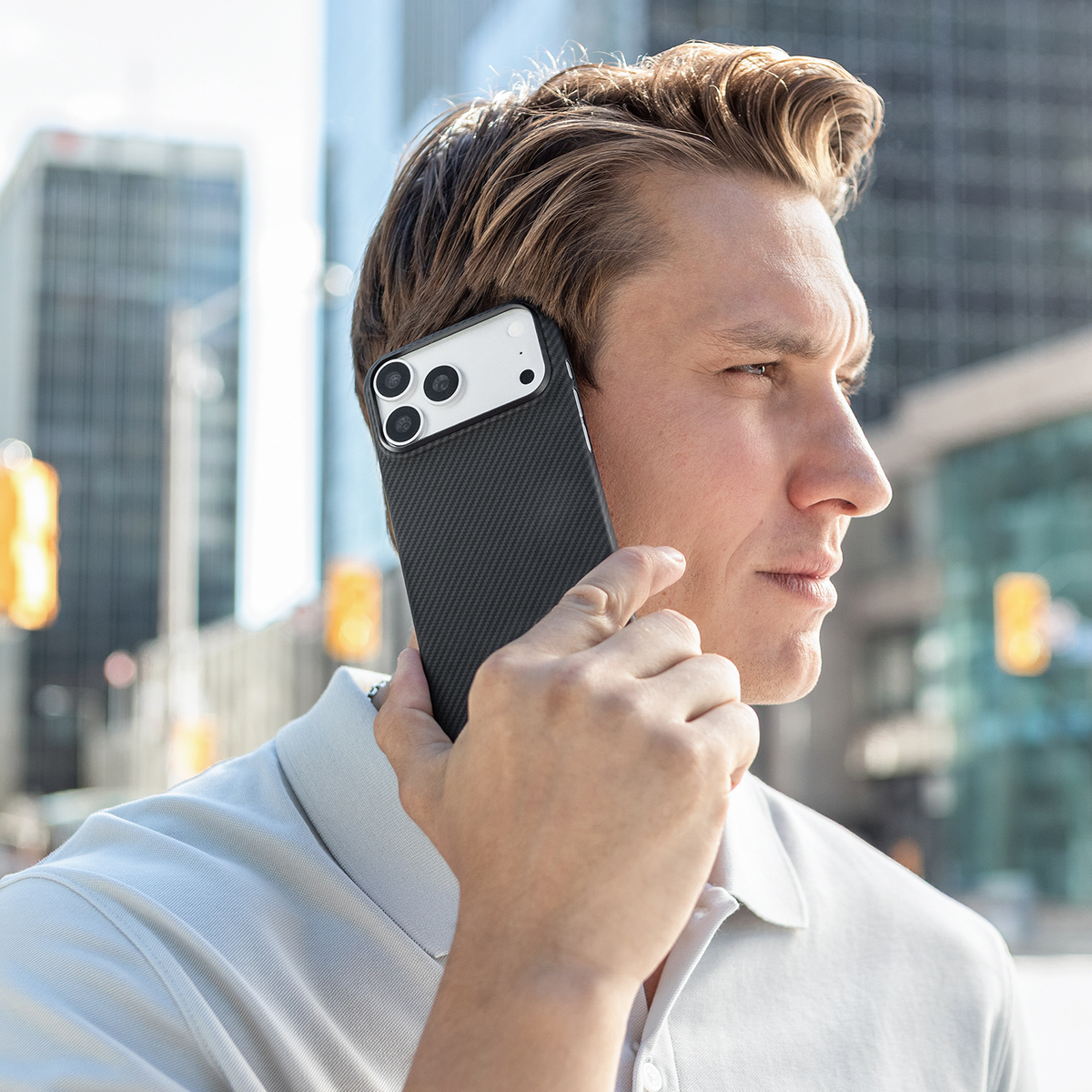 iPhone 18 Pro / 17 Pro SlimCarbon Kevlar Case