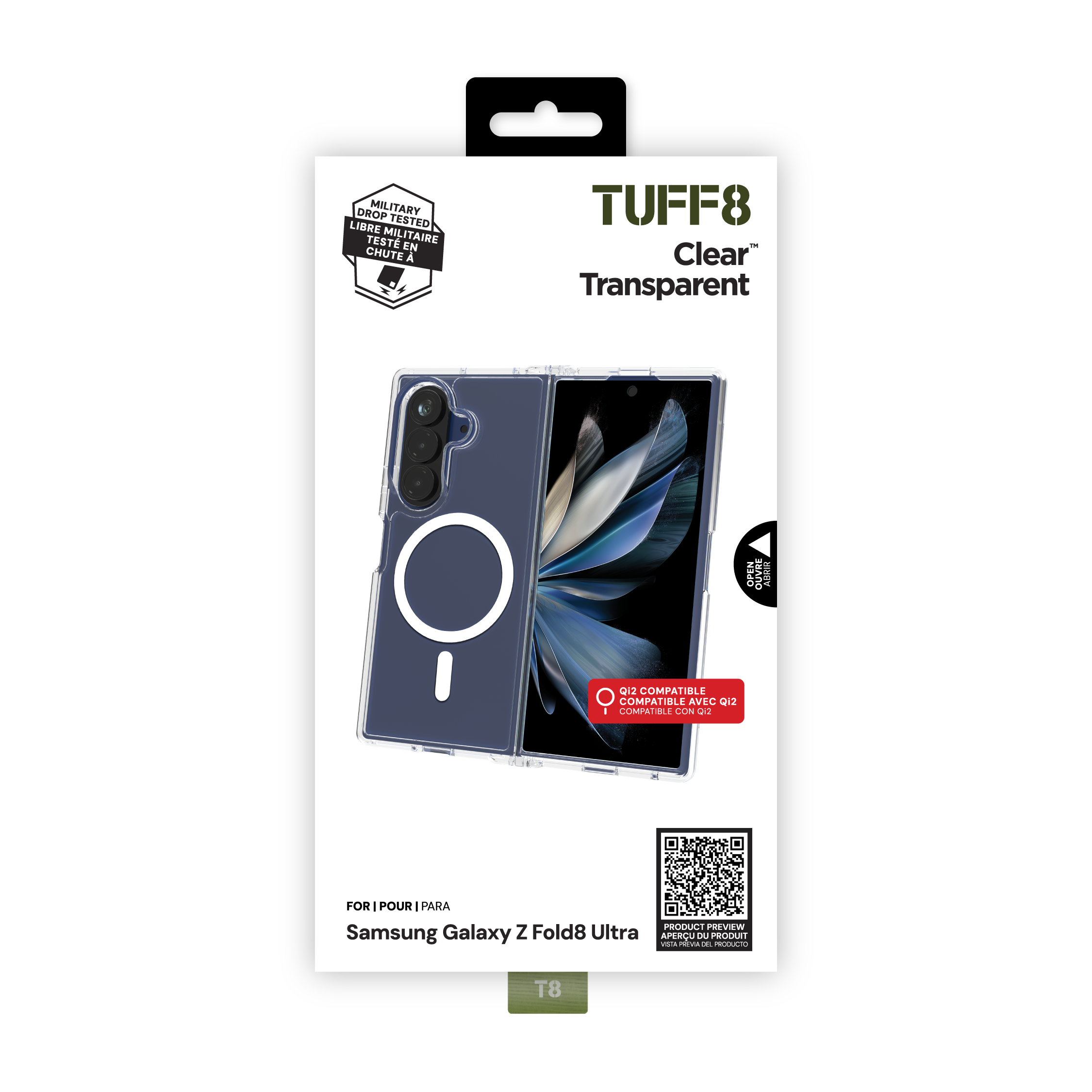 Samsung Galaxy Z Fold8 Ultra Clear Case