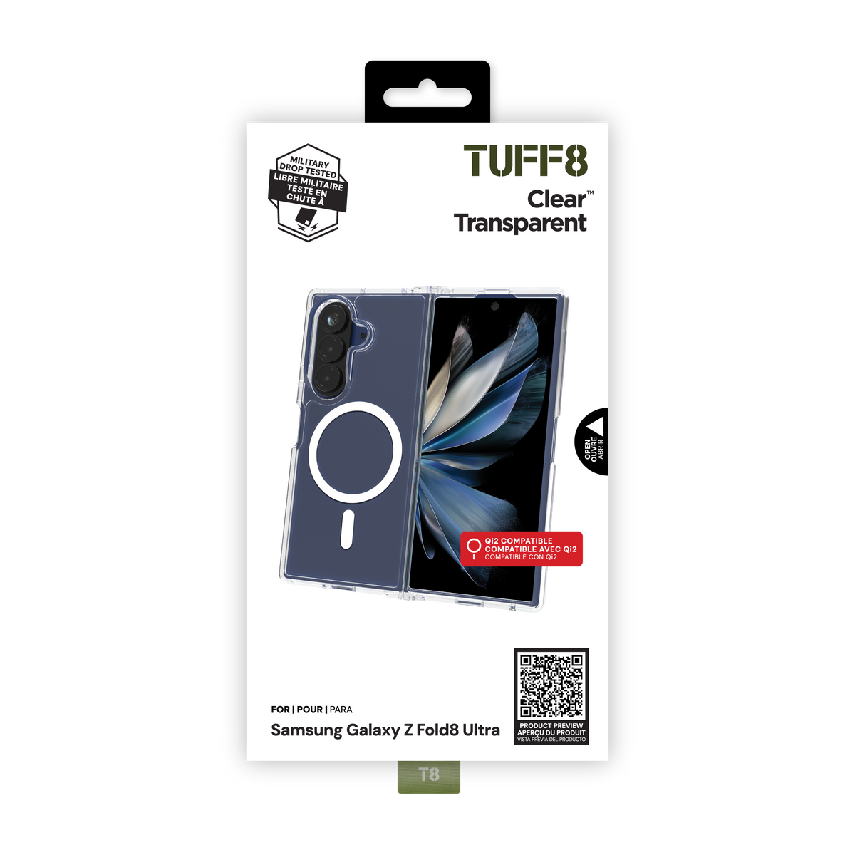 Samsung Galaxy Z Fold8 Ultra Clear Case