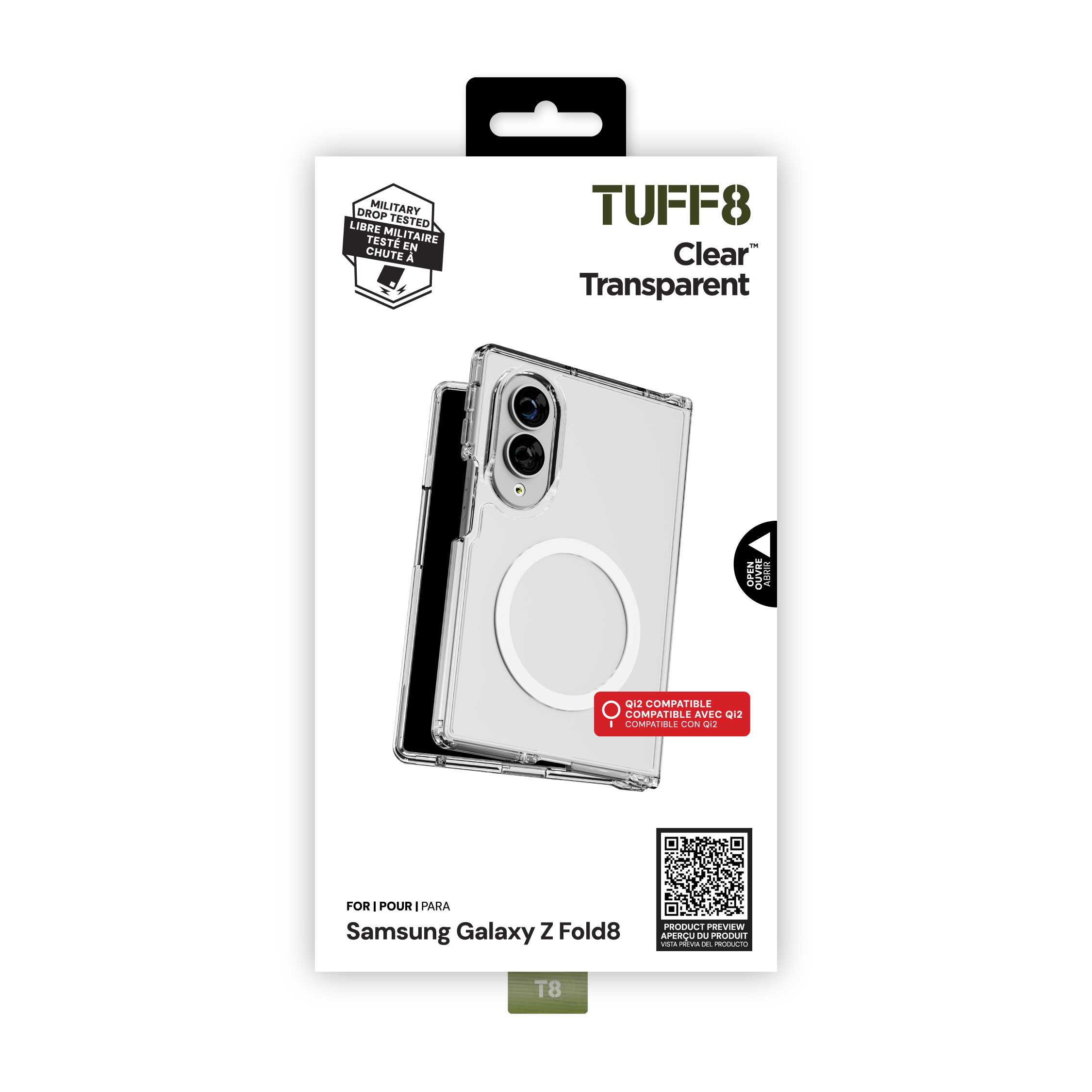 Samsung Galaxy Z Fold8 Clear Case