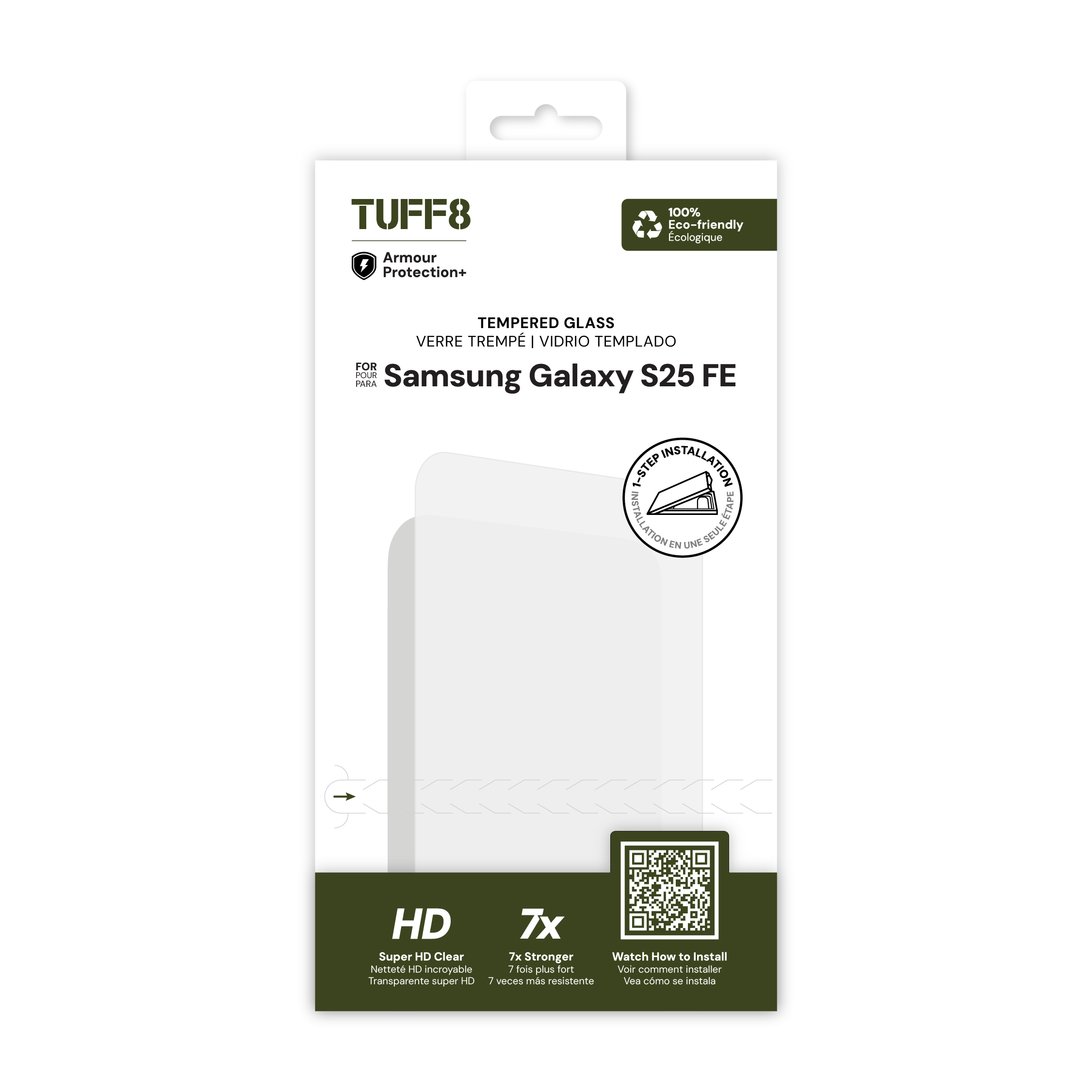 Samsung Galaxy S25 FE Tempered Glass with Auto Installer