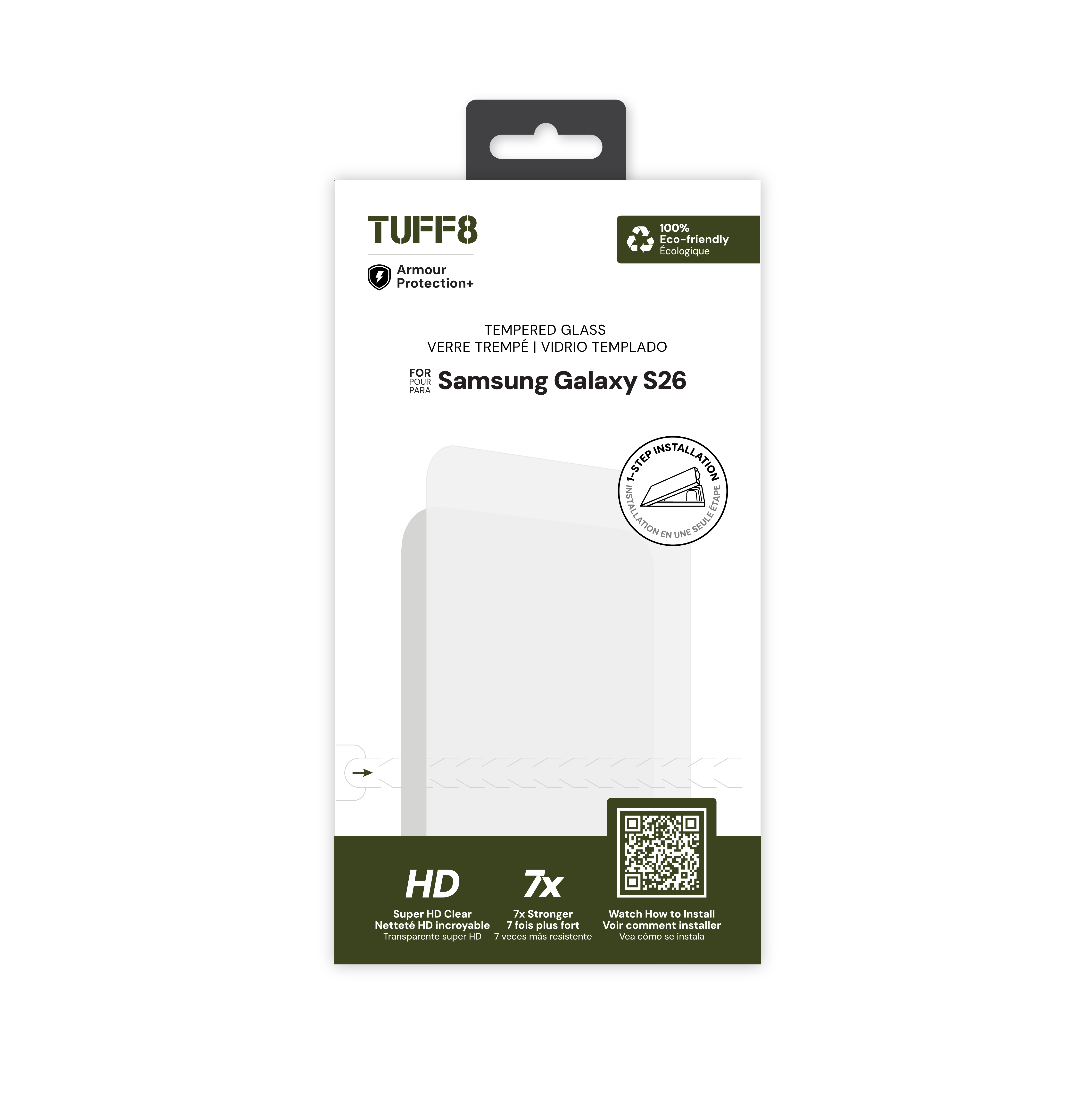 Samsung Galaxy S26 Tempered Glass with Auto Installer