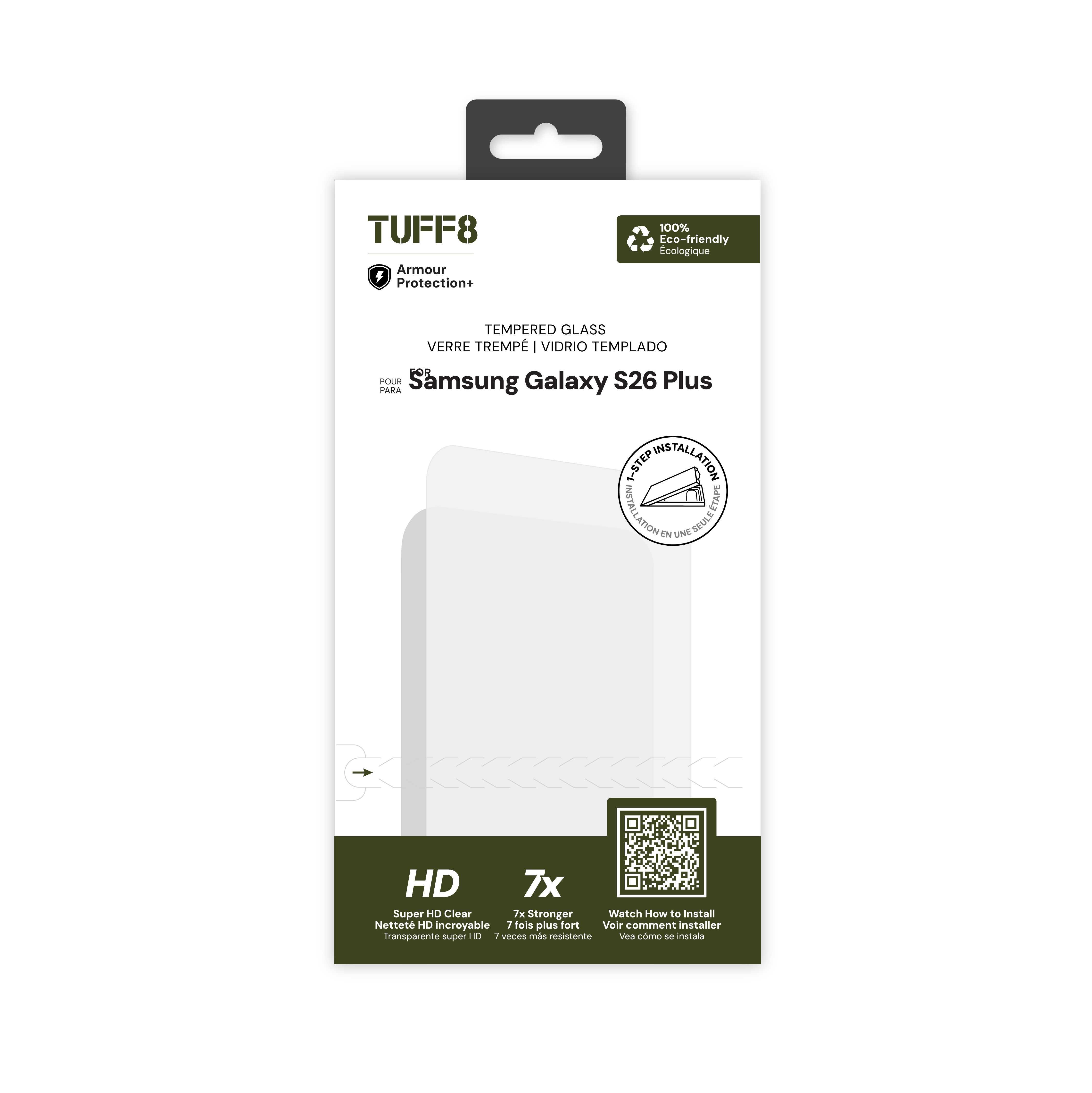 Samsung Galaxy S26+ Tempered Glass with Auto Installer