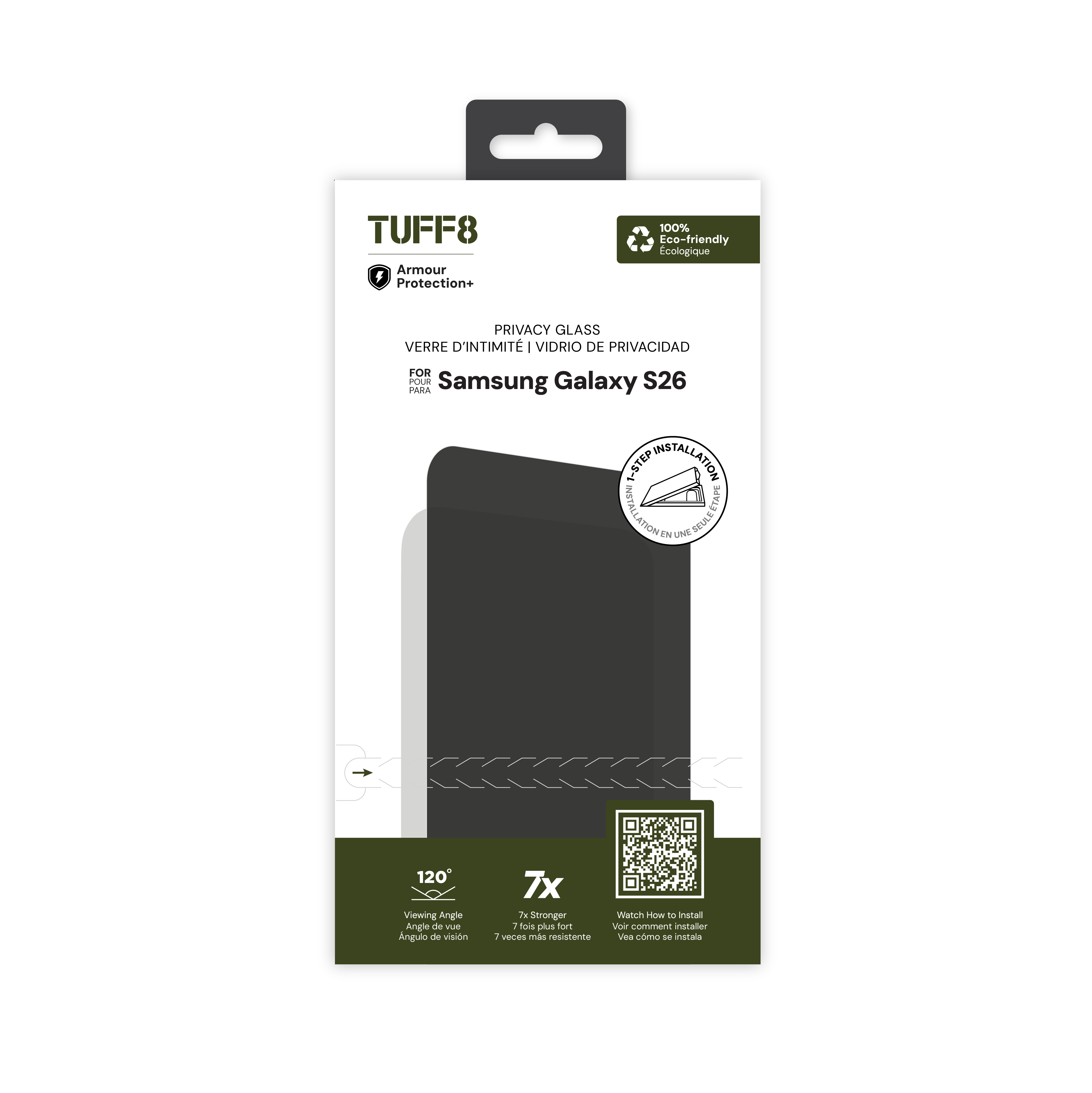 Samsung Galaxy S26 Privacy Glass with Auto Installer