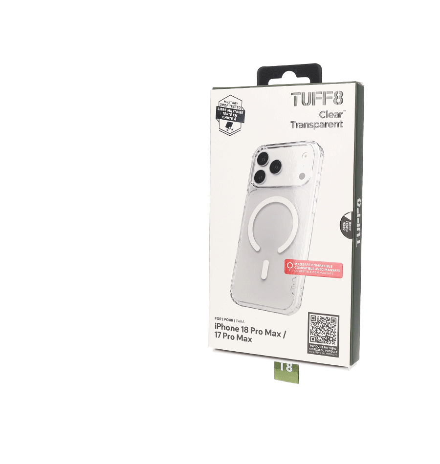 iPhone 18 Pro Max / 17 Pro Max MagSafe Compatible Clear Case
