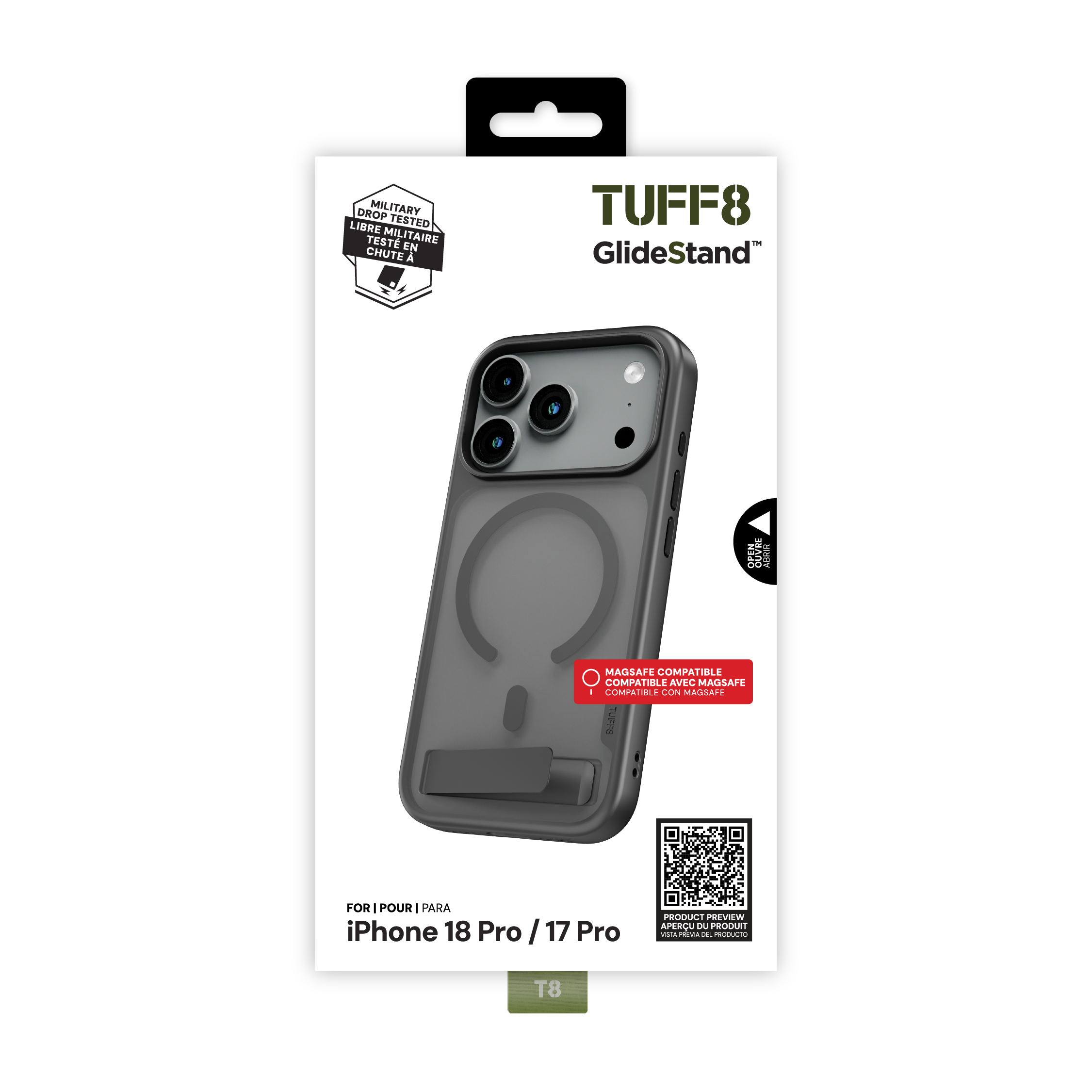 iPhone 18 Pro / 17 Pro GlideStand Case
