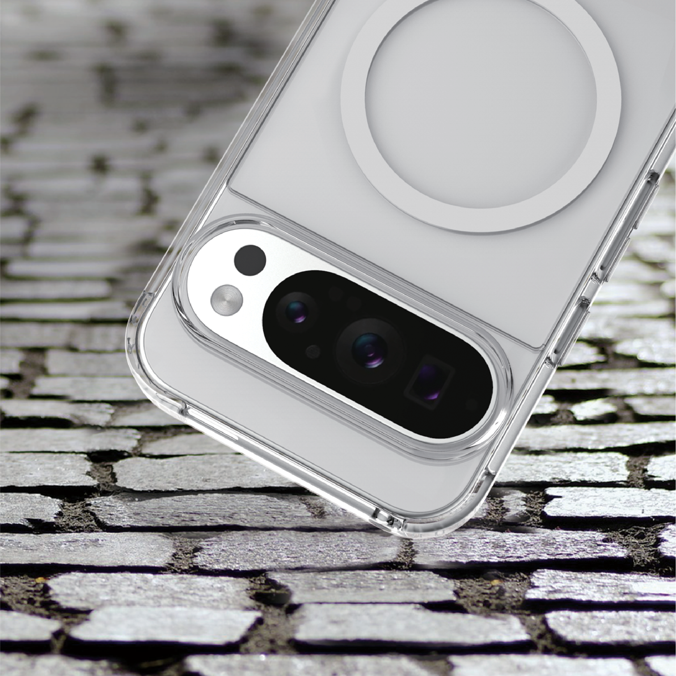 Google Pixel 10/ 10 Pro Qi2 Compatible Clear Case