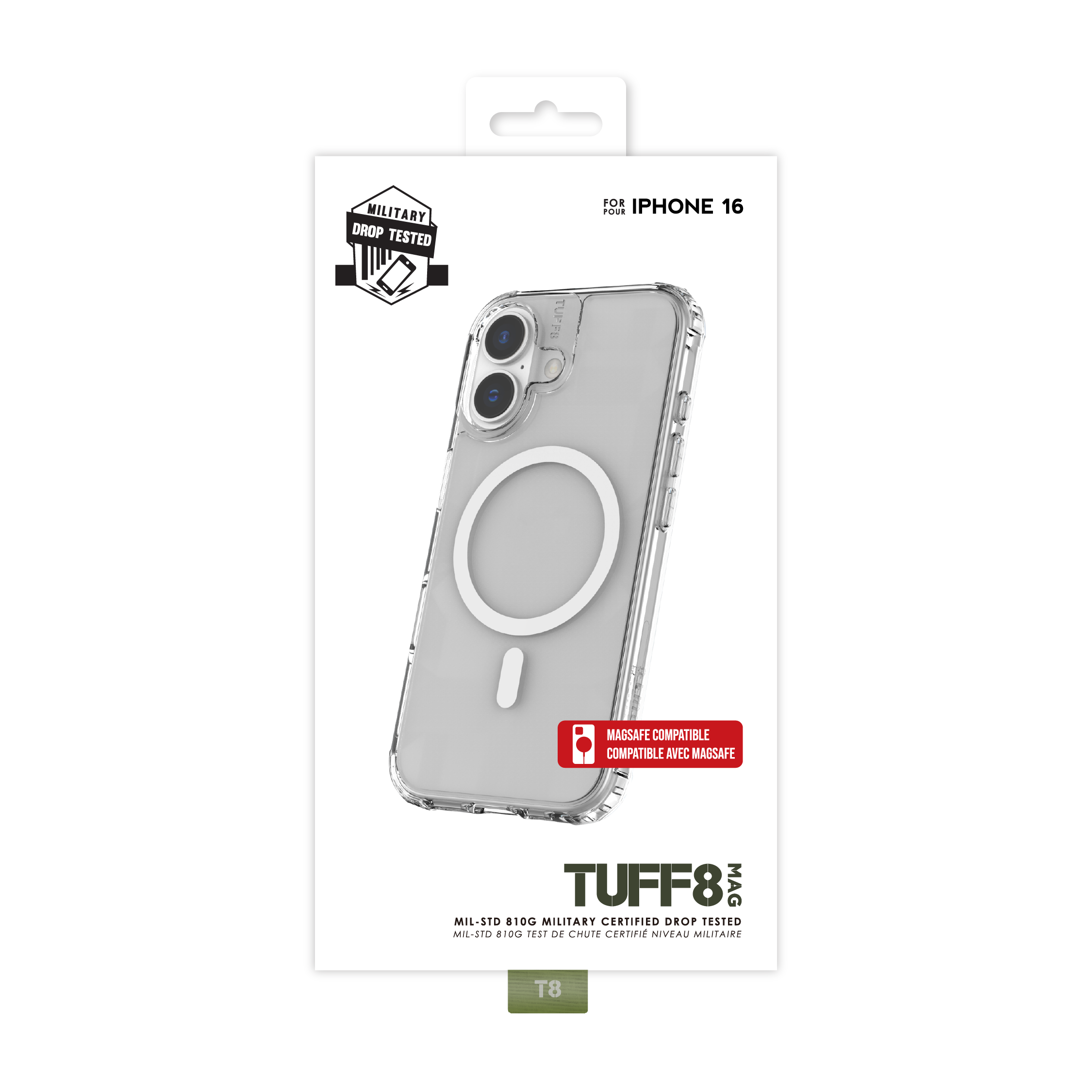 Clear MagSafe Compatible Case Replacement (for iPhone)