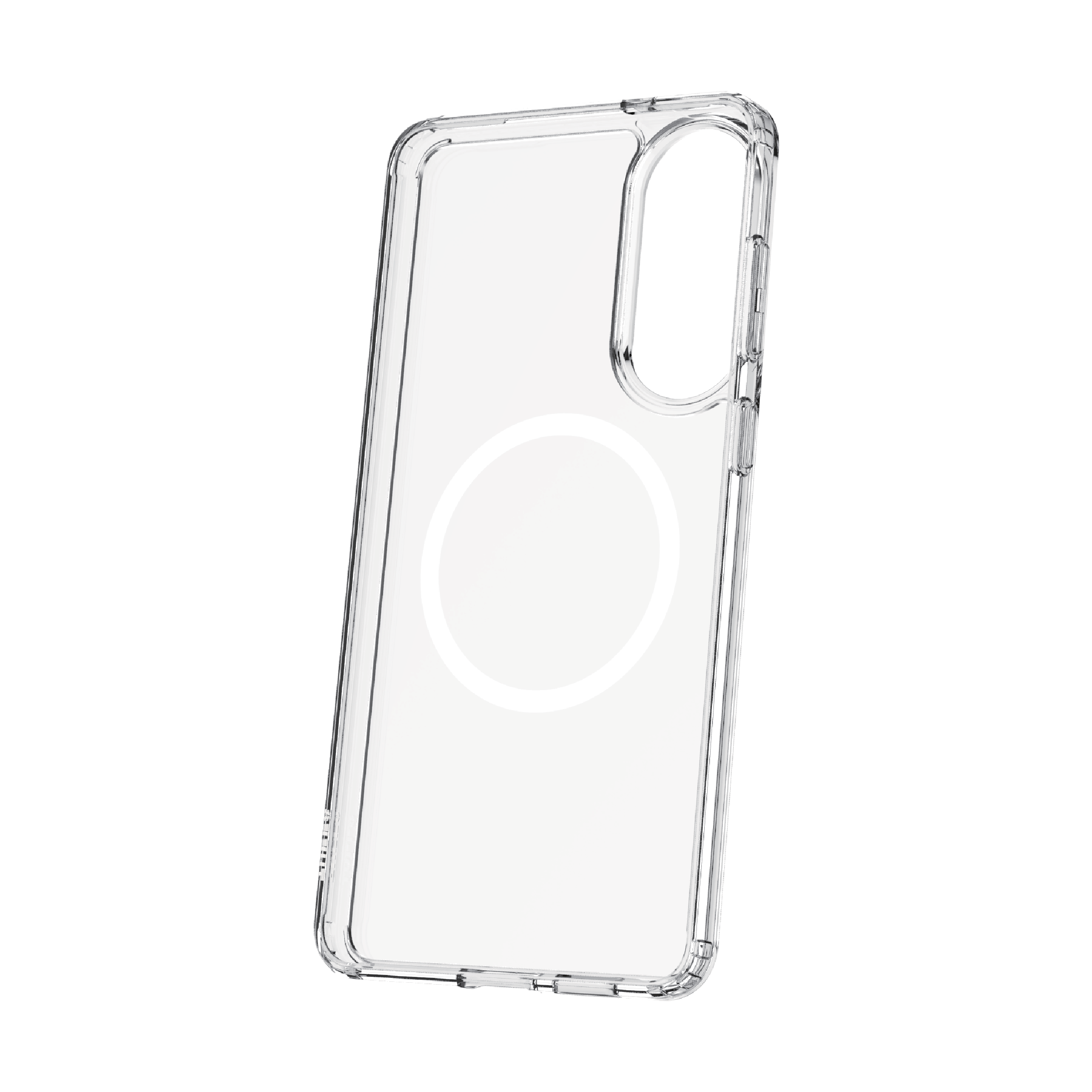 Samsung Galaxy S25 Edge Qi2 Compatible Clear Case