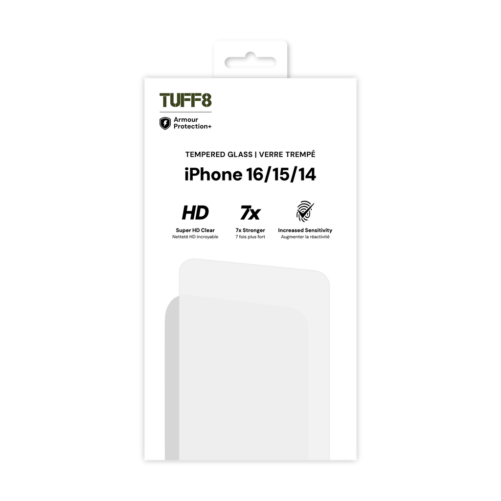 iPhone 16 Tempered Glass