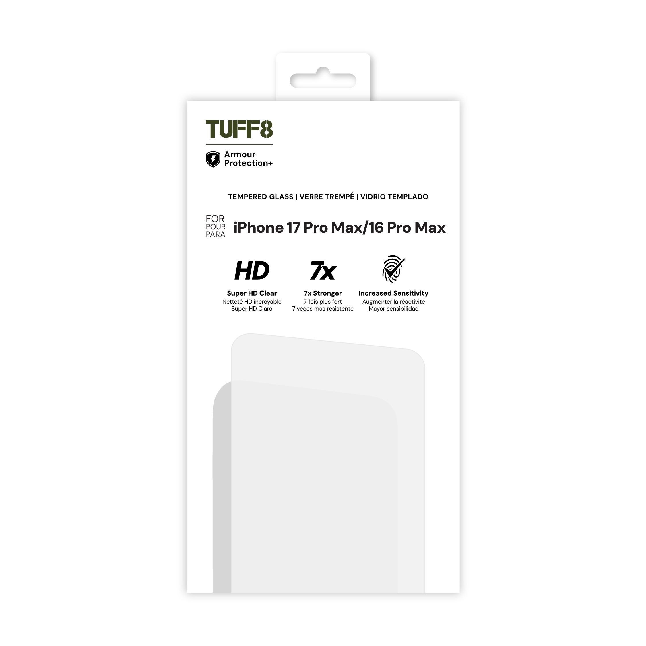 iPhone 17 Pro Max Tempered Glass