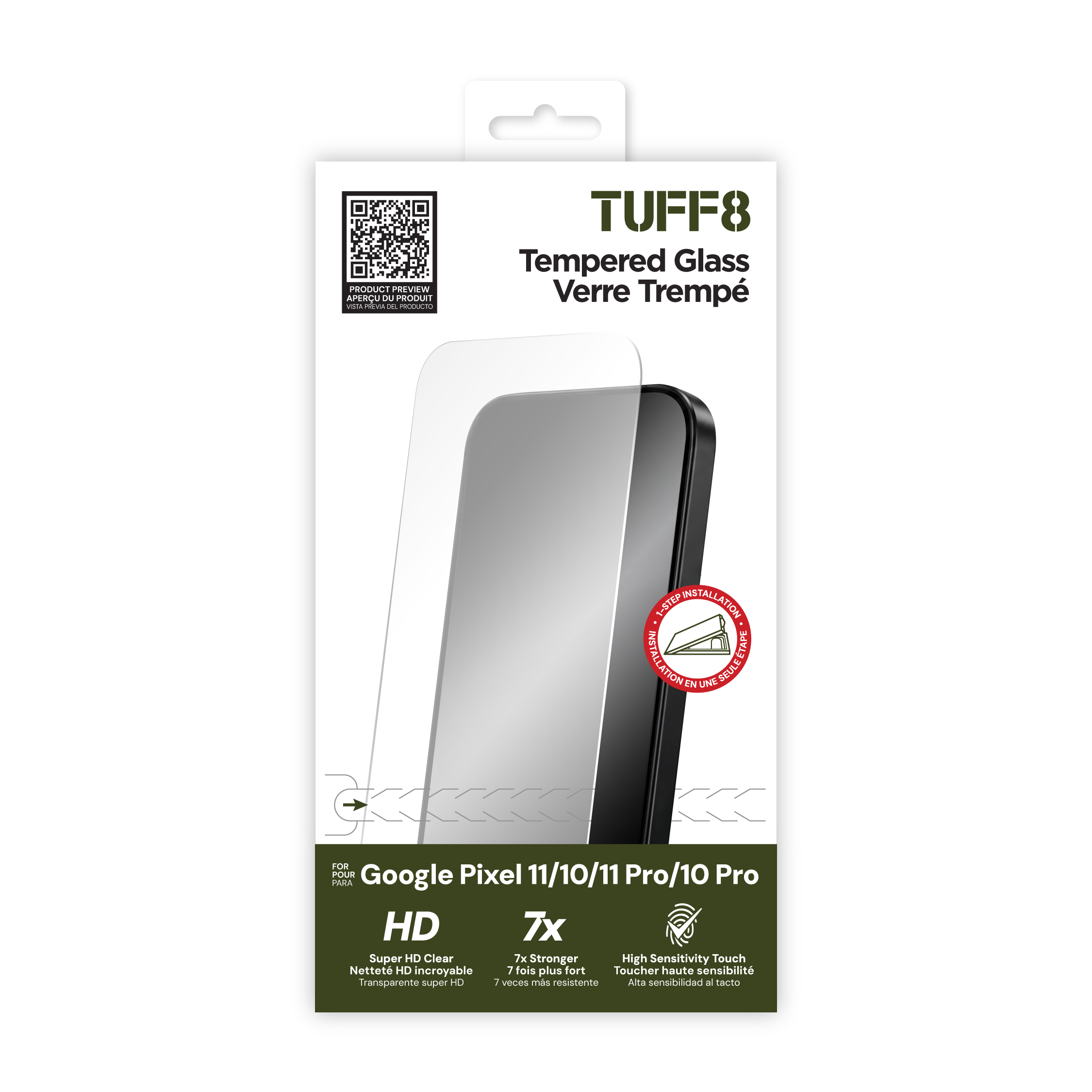 Google Pixel 11 / 10 / 11 Pro / 10 Pro Tempered Glass with Auto Installer