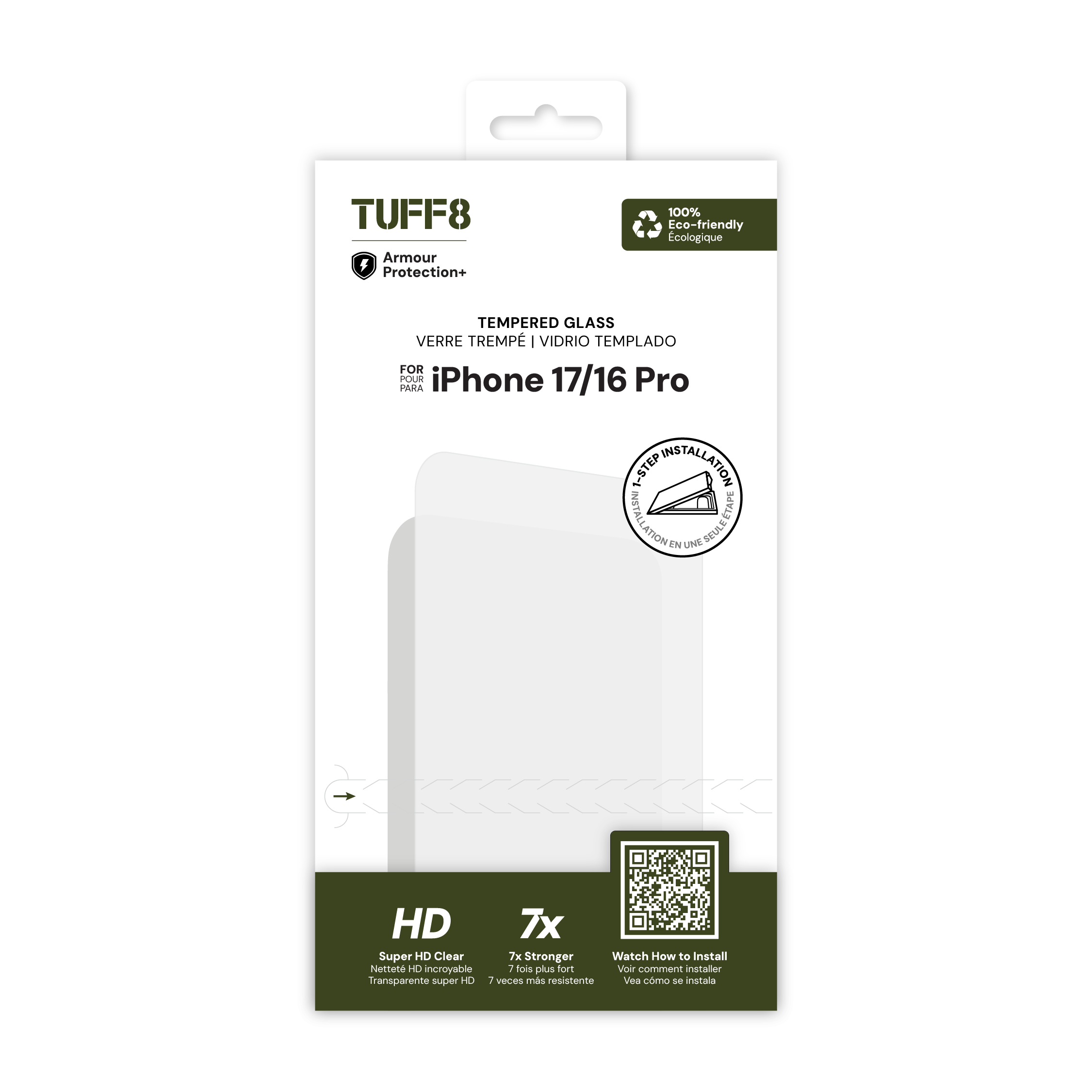 iPhone 17 Tempered Glass with Auto Installer
