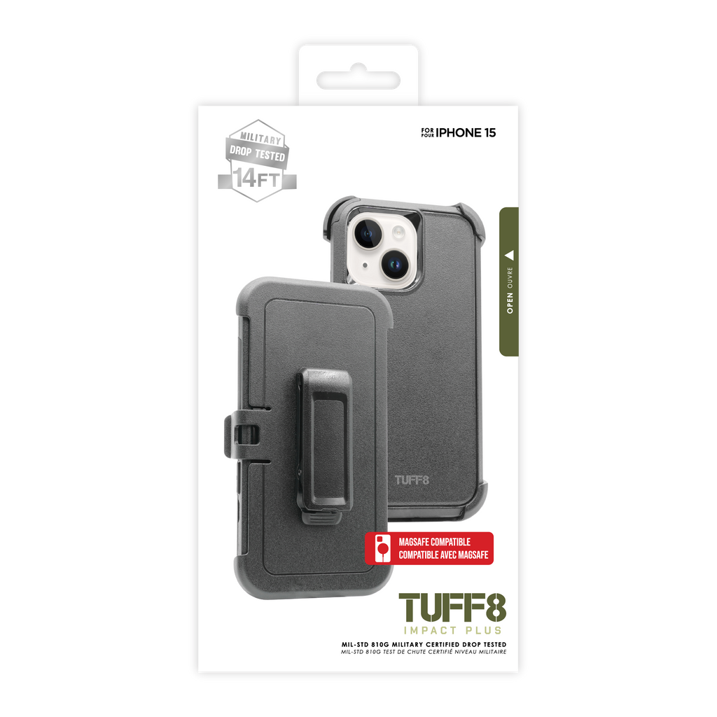 iPhone 15 Impact Plus Case with Holster